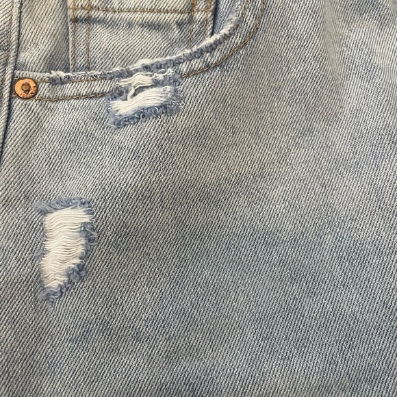 DL1961 Distressed Georgia Denim Skirt Supreme Size XS Jean Mini - Picture 2 of 9